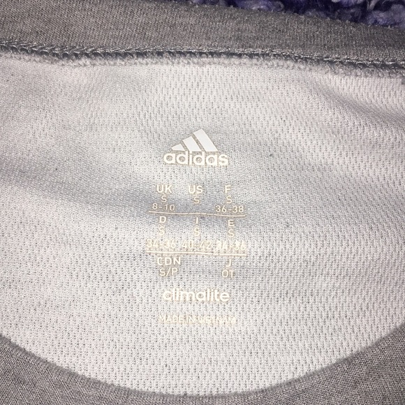 Girls Adidas Long Sleeve Tee - Picture 2 of 3